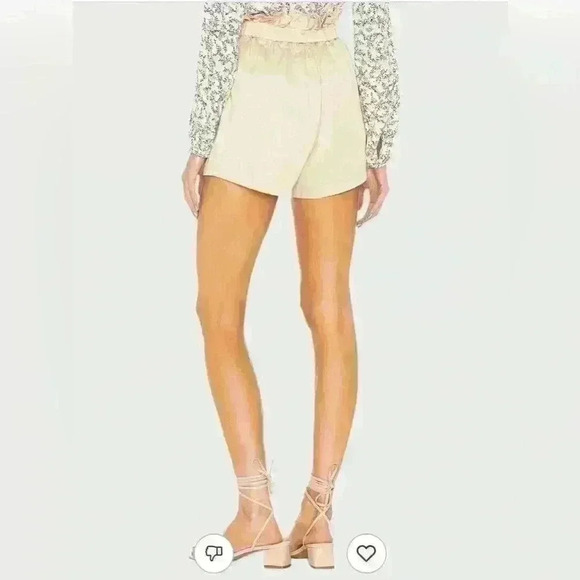 Cupcakes & Cashmere Leah High-Rise Paperbag Short Size XS - Picture 3 of 11